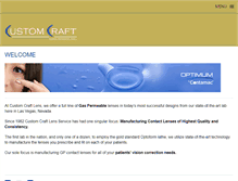 Tablet Screenshot of customcraftlens.com